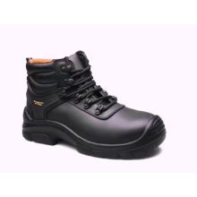 smooth cow leather construction safety shoes